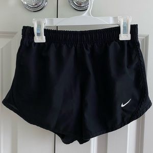 kids black nike shorts - medium